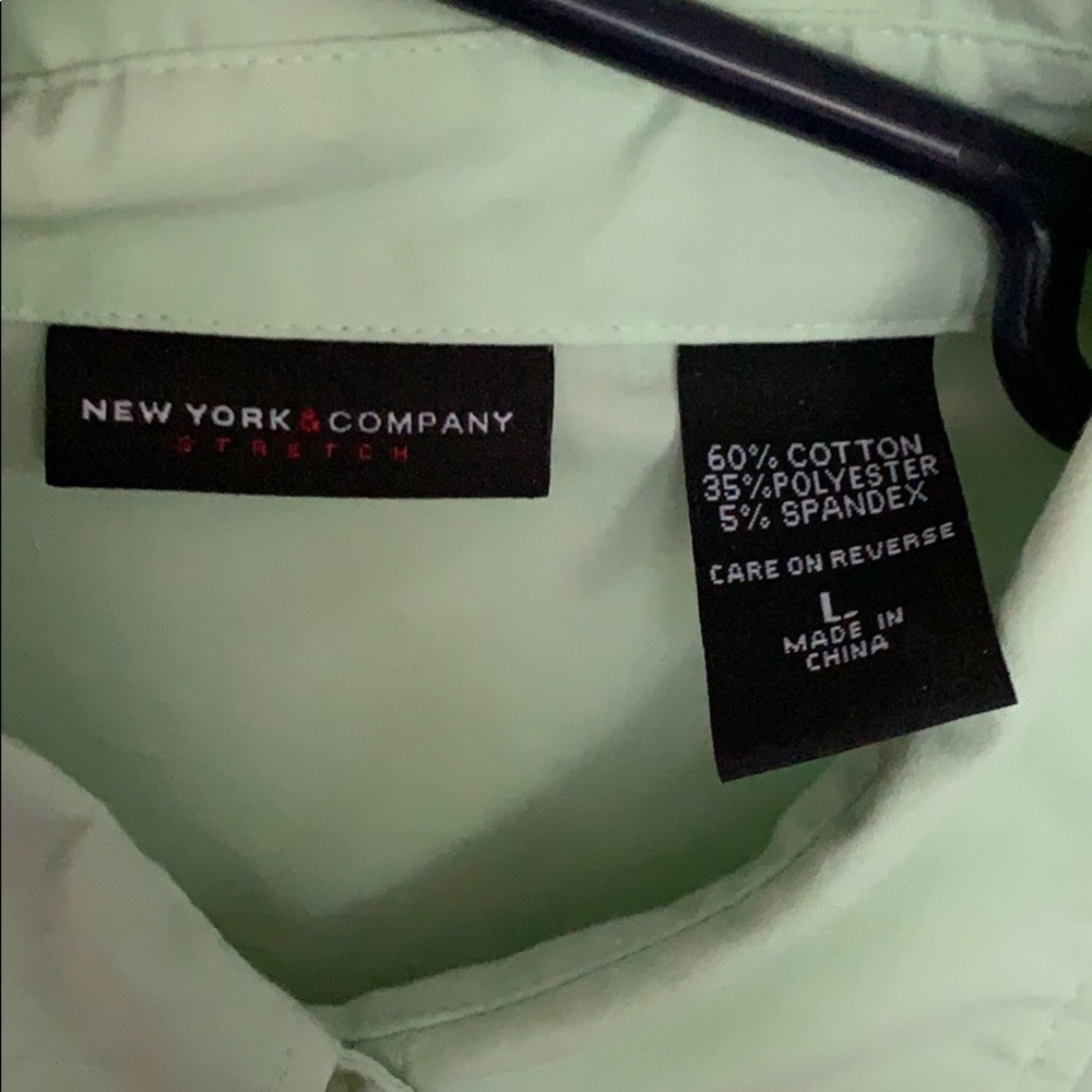 Professional Mint Button Down Shirt - image 3